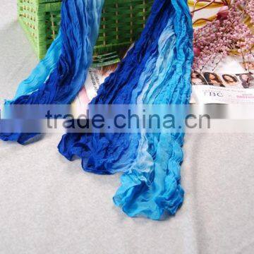 100% Linen Fashion tie-dyeing ladies' scarf