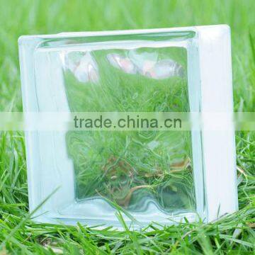 Cloudy glass blocks for decoration 19*19*8cm