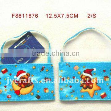 promotional gift bag felt card holder