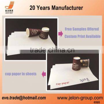 Free Sample PE Coated Board in Sheet