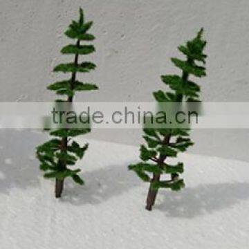 resin model tree train layout