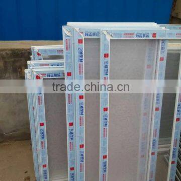 Window and Door UPVC Profiles/plastic window/upvc window/wooden color/brown