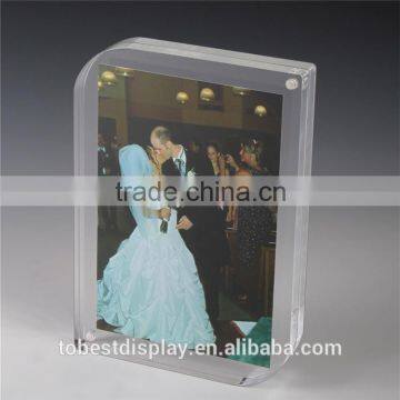 Acrylic photo frames wholesale, curved glass photo frames wholesale