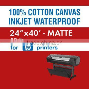 Top Quality Competitive Price Pure Cotton Wide Format Inkjet Canvas Roll Manufacturer From China