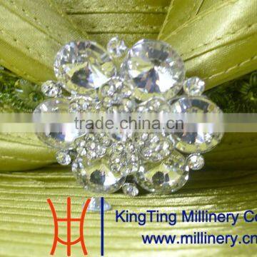 Green Wholesale Handmade Ribbon Satin Hats With Purse Together photo-4