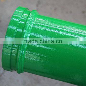 Concrete Pump Wear Resistant Electrostatic Induction Hardened Pipe With Two Wall Collar