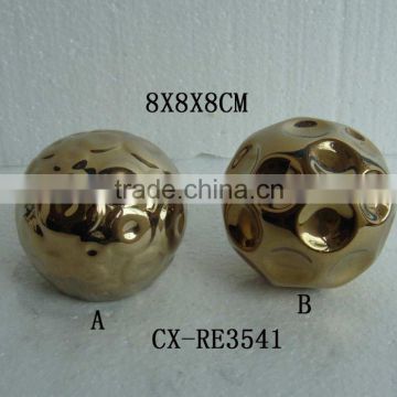 decorative ceramic balls glazed