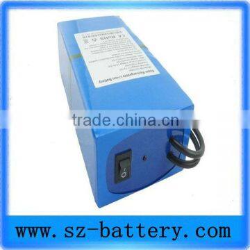 large capacity battery for power storage with switch and indicator light