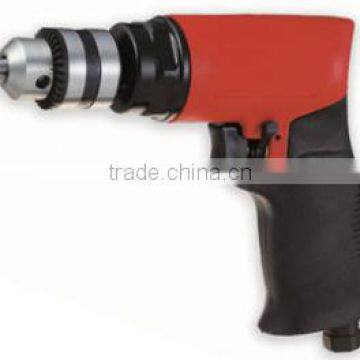 3/8" (10 MM) PISTOL GRIP INDUSTRIAL AIR REVERSIBLE DRILL (1800 RPM) (TEASING TRIGGER) (GS-0719W)