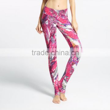 womens sublimation yoga pants printed