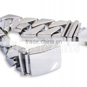 AB132 thick heavy stainless steel bracelets for men