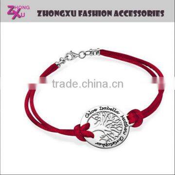 fashion high quality new custom family tree bracelet