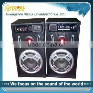 30 watt beautiful price high quality audio speaker,dual 8 unch speaker box