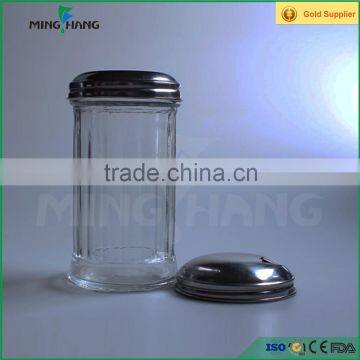 10oz empty Glass condiment spice salt, pepper bottle