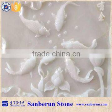 Onyx Carving Art Works For Wall Decoration