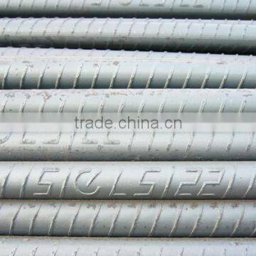 BS screw thread steel bars in bundles