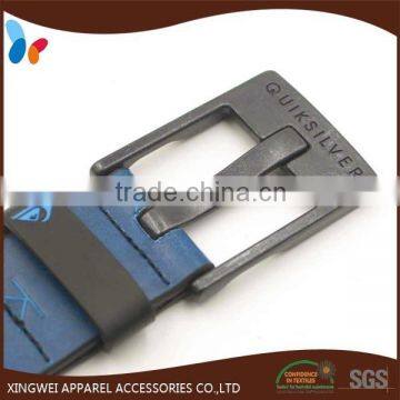 metal zinc alloy square ring pin belt buckle