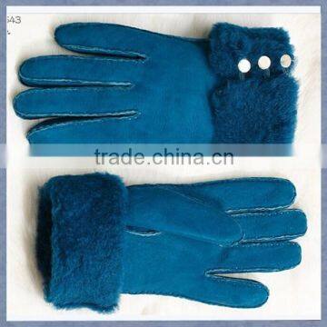 Assorted Colorful Fur Gloves Sheepskin Fur Gloves Fashion Fur Gloves