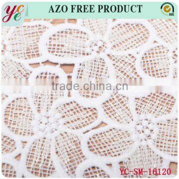 New Fashion Comfortable Patterns Fancy Embroidery Fabric Lace Chamical Embroidery photo-4