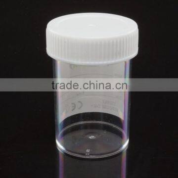 60mL PS Plastic Urine Sample Collection Container