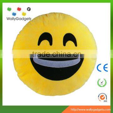 2015 promtion gift smiley emoticon custom printing decorative cute emoji cushion custom whatsapp plush