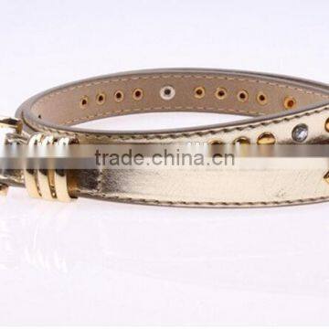 Fashion Lexus Ladies Nad Women Golden Viret Diamante Needle Buckle Slim Waist Beltf or Casual Garment photo-3