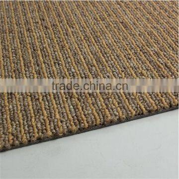 Fine Denier Single Ribbed Peel And Stick Carpet Tiles