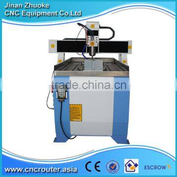 Small Desktop Wood Metal 3D CNC Router 6090 With DSP A18 Offline Control Stainless Steel Water Tray ZK6090-2200W OEM Available