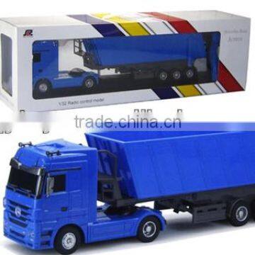 HOT!!1:32 rc container truck 6 CH RC4x4 dump truck for sale from shantou chenghai factory