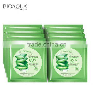 BIOAQUA Aloe Vera Facial Mask, Whitening Moisturizing Facial Mask ,Beauty Face Soothing Mask