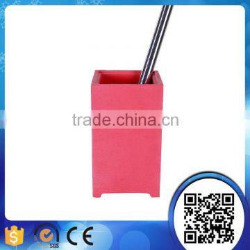 Wholesale Resin Red Square Bathroom Accessories Set With Soap Dish Lotion Dispenser Supplier's Choice photo-6