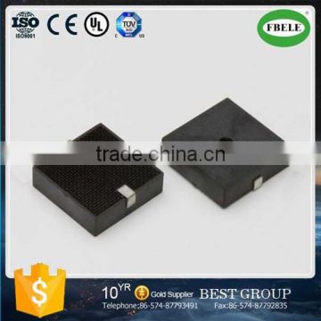 SMT1750A 17mm 5V square loud transducer external drive piezoelectric buzzer with top hole (FBELE)