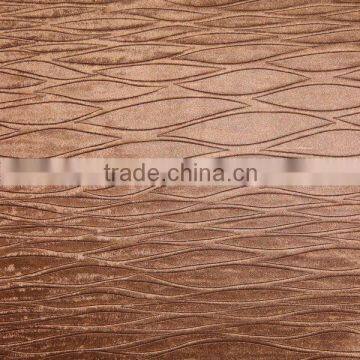 Semi PU Embossed Upholstery Leather for Home Decoration and Furniture Usage photo-3