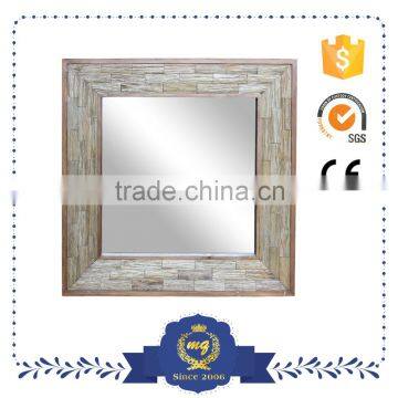 Natural Square Shaped Cheap Wood Mirror Frame