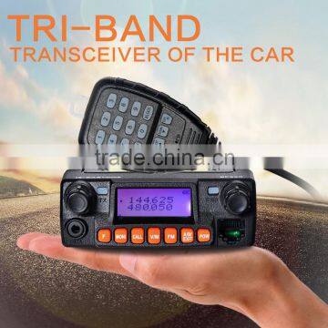 25W mini ZASTONE MP320 UHF&VHF dual band mobile radio