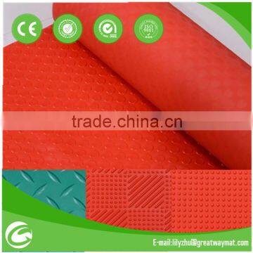 PVC leaf anti fatigue floor vinyl outdoor gym mat