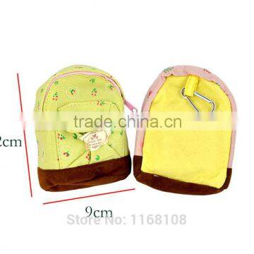 Girl Bag Women Wallet Canvas Pouch Flower Backpack Coin Purse photo-4