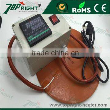 round silicone rubber heater with PID controller