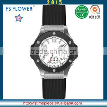FS FLOWER - Western Watch Very Competitive Price Good Quality Sports Calendar Quartz Watch Mens