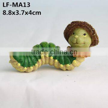 Flower pot caterpillar home decor