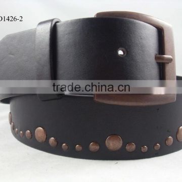 2015 new style copper studded with pin buckle belt