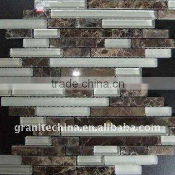 Glass Mix Stone Mosaic Tile