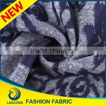 China supplier Competitive price Wholesale cotton jacquard knit fabric for sweater designs pictures