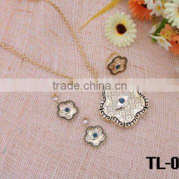 2012 New fashion gold jewelry sets,Three pieces jewelry sets