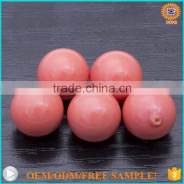 wholesale loose 20mm orange imitation pearl