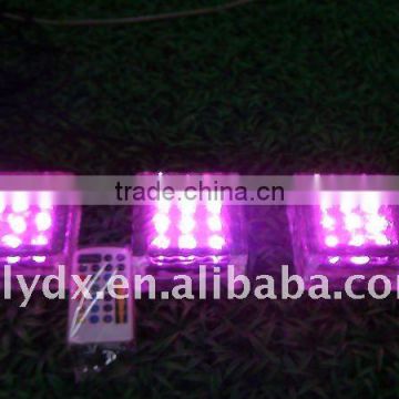 LED RGB Glass Brick Light LED Street Light With Remote-controller (RGB Color Changing)