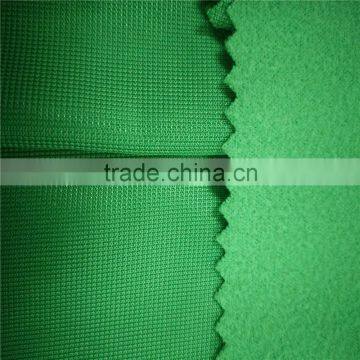 Huzhou supplier manufacturer 100% polyester jogging track suits fabric super poly/gold velvet