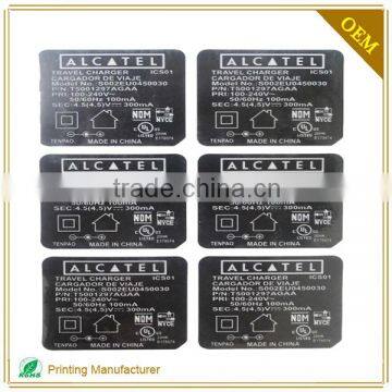 Top Sale High Temperature Part Adhesive Label Sticker Label Supplier In China