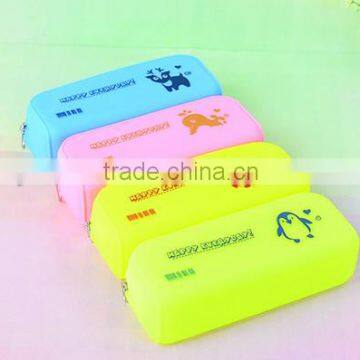 Customize silicone pencil bag ,wholesale pencil box,high capacity pencil case