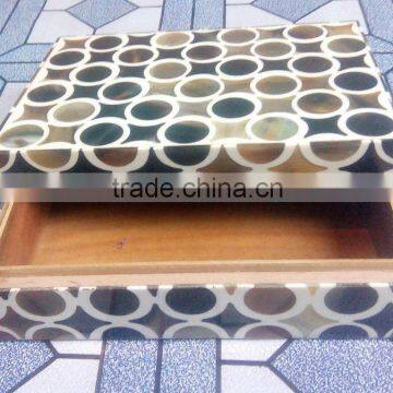 Jewelry Box Beautiful Horn & Wood Handmade Jewelry Storage Box photo-4